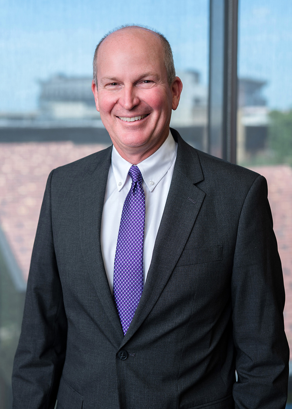 Dean Russell Crook in his office.