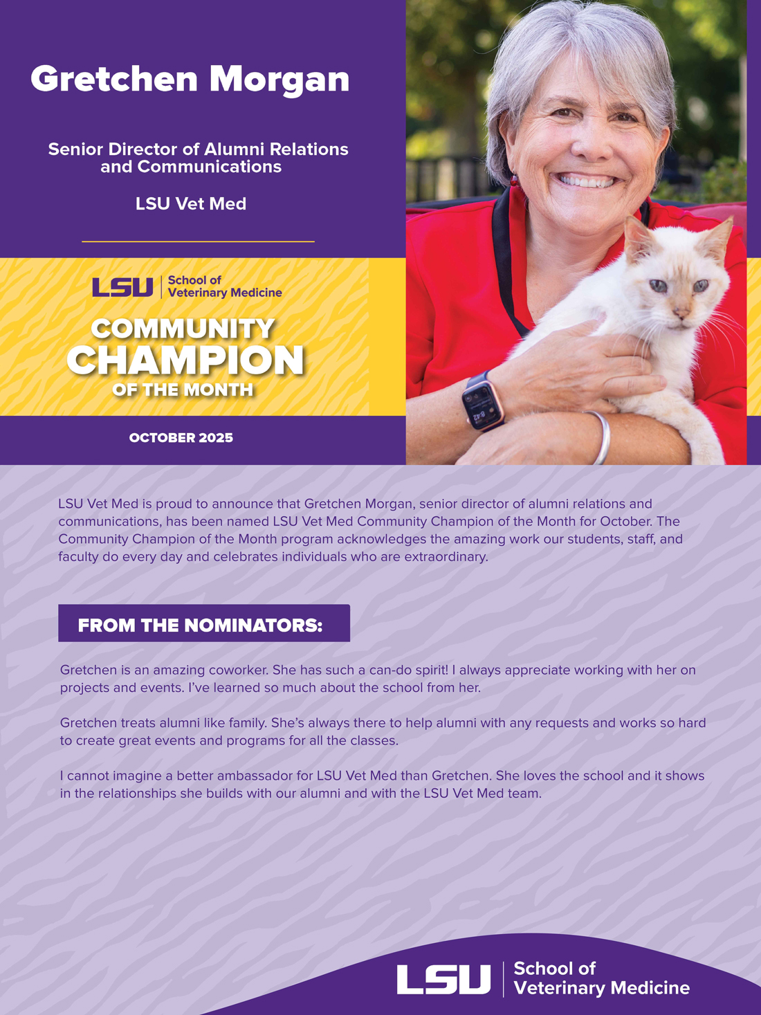 Gretchen Morgan Champion flyer